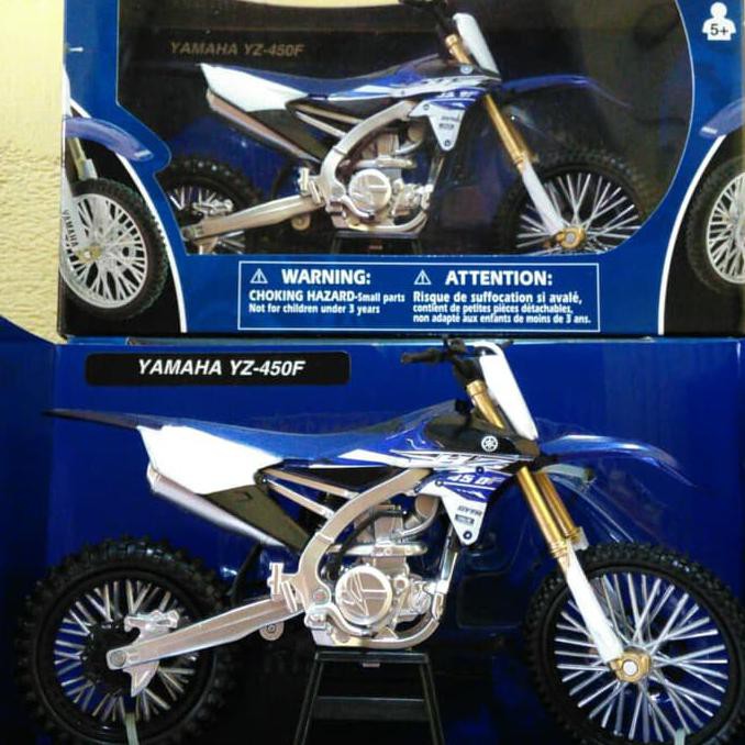 M963 Diecast Miniatur Motor  Cross  Trail Yamaha  Yz 450 F 