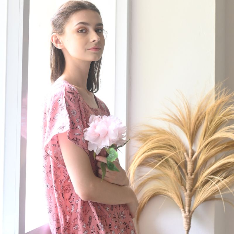 Daster Rayon HABEL NON BUSUI Panjang Semata Kaki-Habel 20