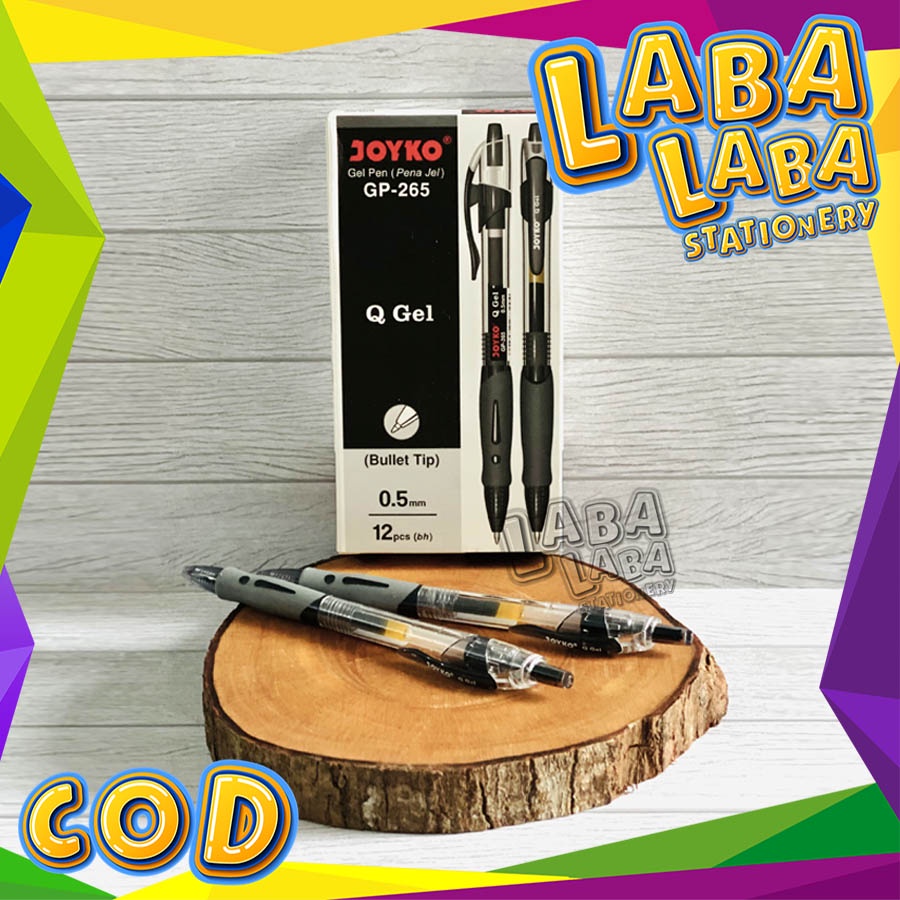 

LabaLabaStationery Pulpen / Pen Gel Joyko Q Gel GP-265 Cetek (LUSIN)