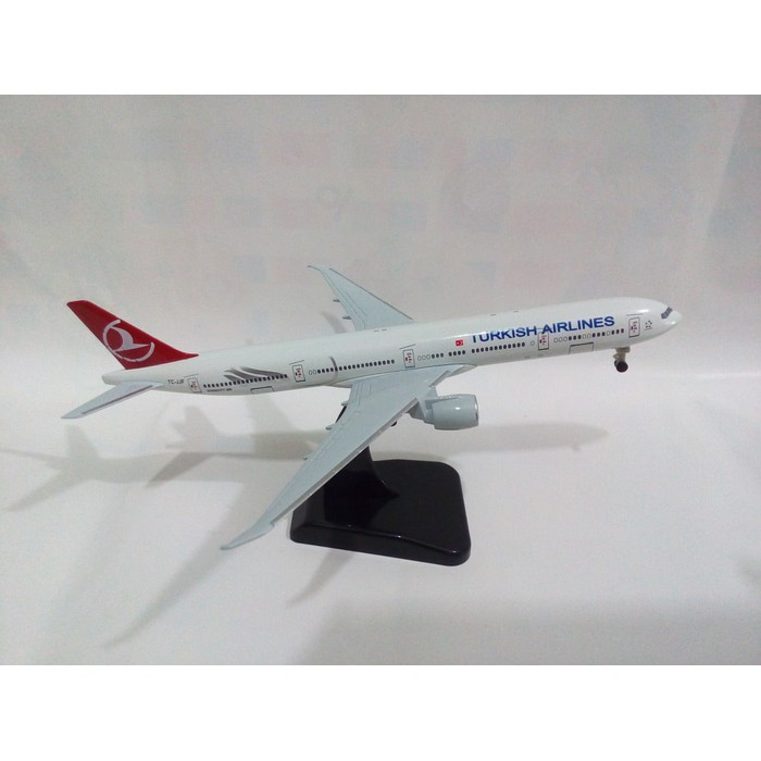 iecast Miniatur Pesawat Terbang BOEING 777 TURKISH AIRLINES - Diecast Pesawat