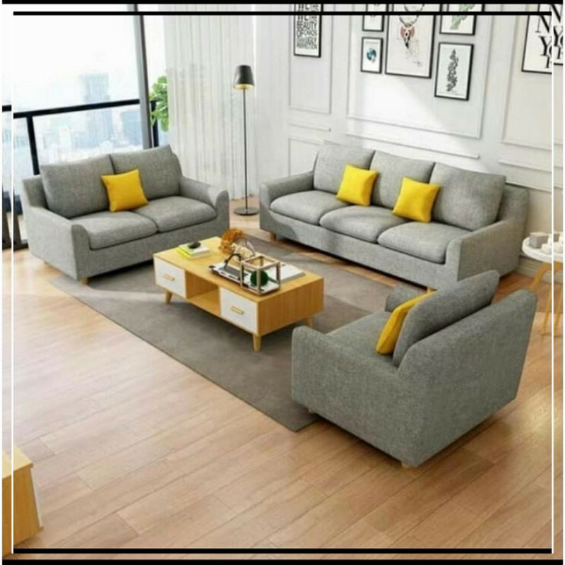 Sofa 1,2,3 Ruang Tamu Dan Kantor, Ruang Minimalis Segala Ruang Mewah