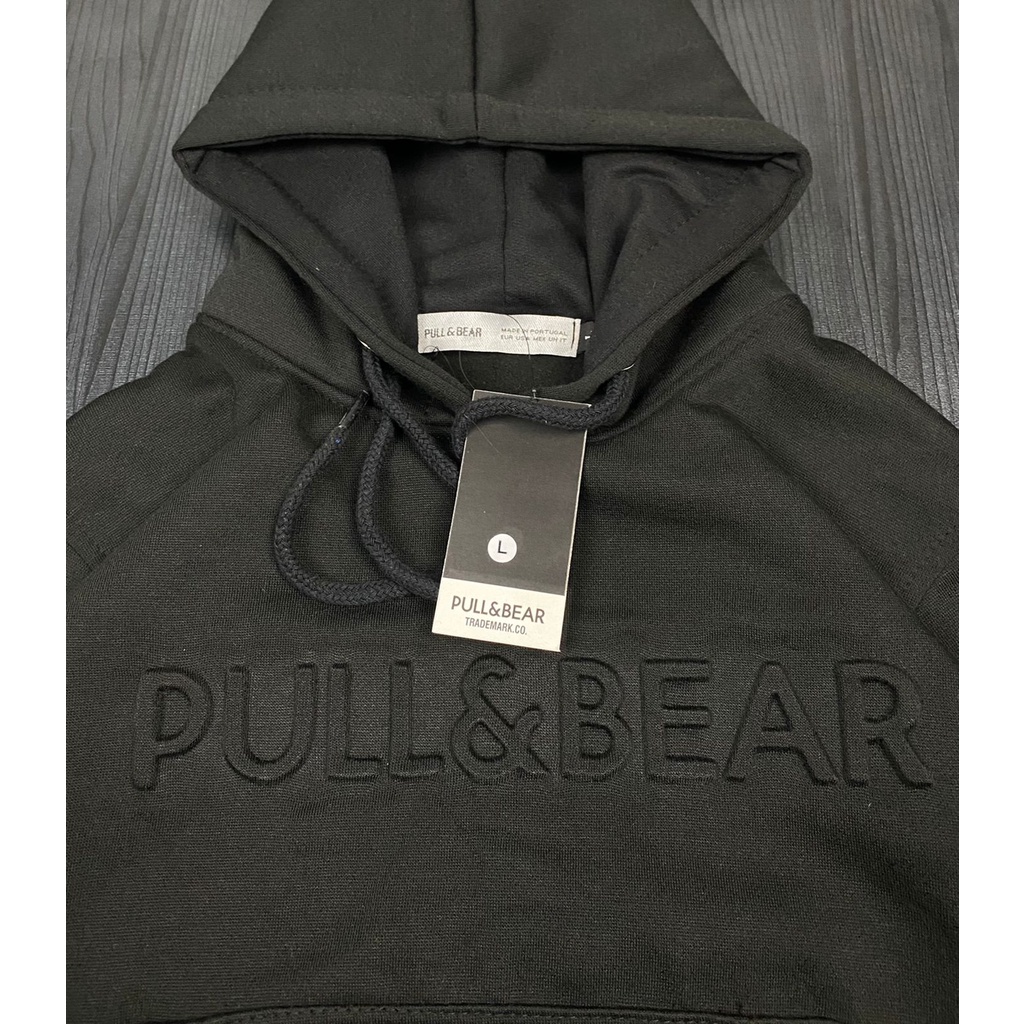 jaket hoodie anak pullnbear timbul