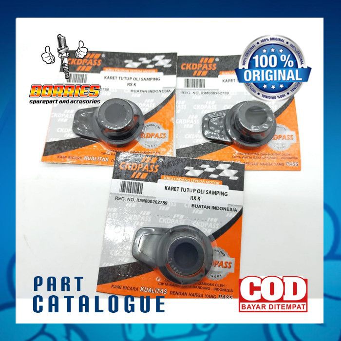 Karet tutup cap botol tabung oli samping Rx King Rxking Rxk Ckd