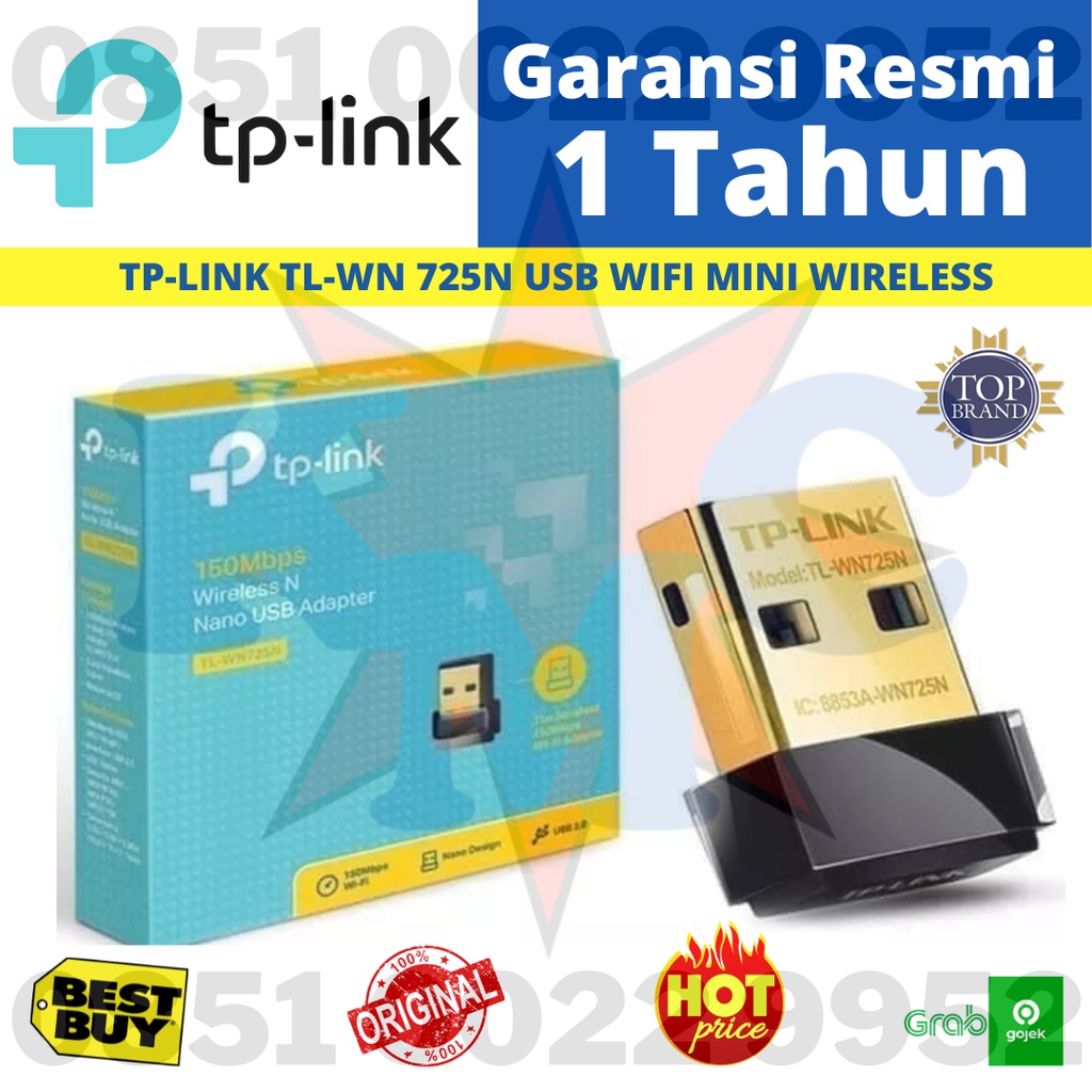 TP-LINK TPLINK TL-WN 725N WN725N Usb wifi mini Wireless Adapter