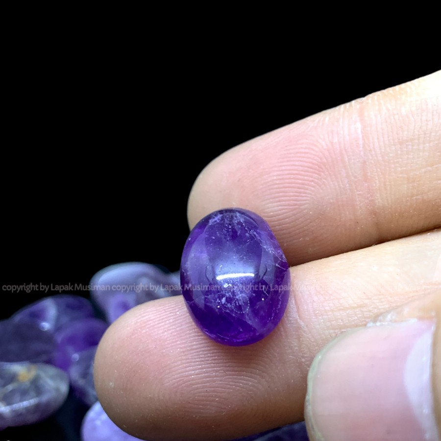 [Bayar di Tempat] Batu Kecubung Ungu Amethyst Asli Natural