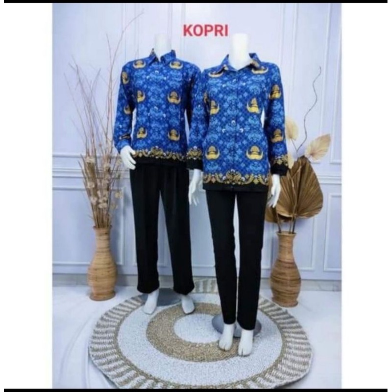 batik kopri terbaru 2022. korpri premium.  korpri model baru . korpri wanita.  korpri pria . baju korpri baru    kopri pemda PNS ASN.batik korpri 2022