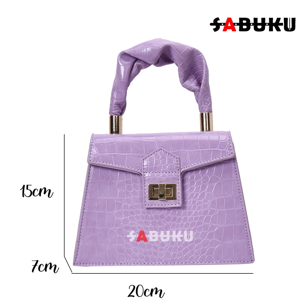 Tas Selempang Wanita Korea Fashion Croco Tas Bahu Tas Selempang Wanita High Quality -179