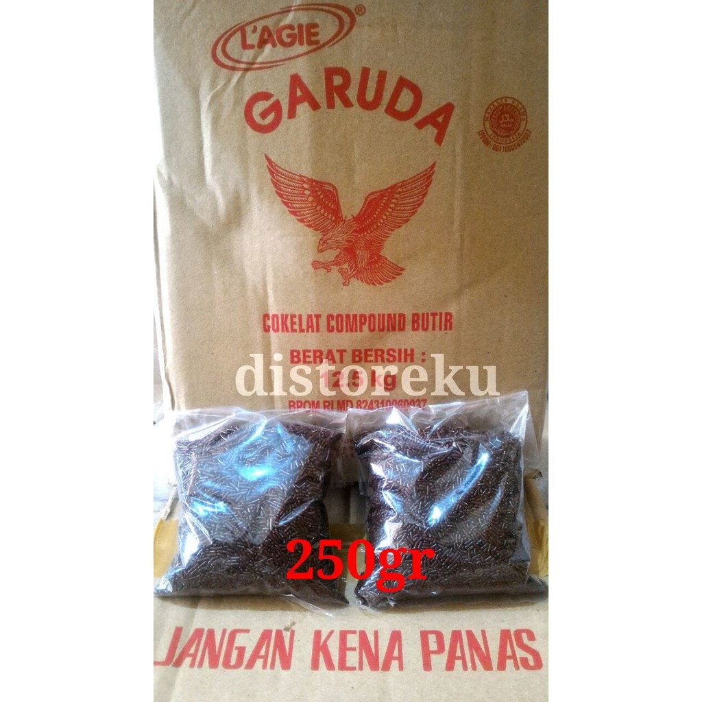 Mesis Chocolate Garuda Lagie Meses Coklat Ceres Coumpond Butir 250gr