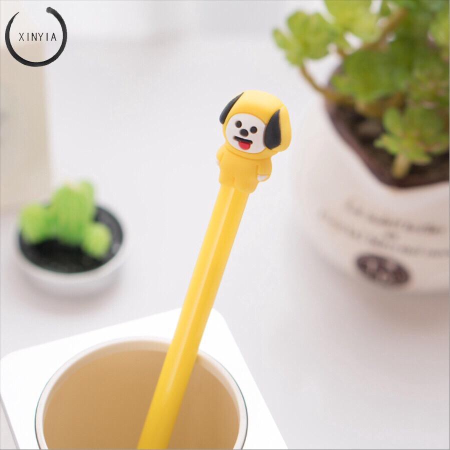 BOLPOINT GEL CUTE BLACK INK GEL PEN KAWAII CARTOON PEN GEL BOLPEN GEL