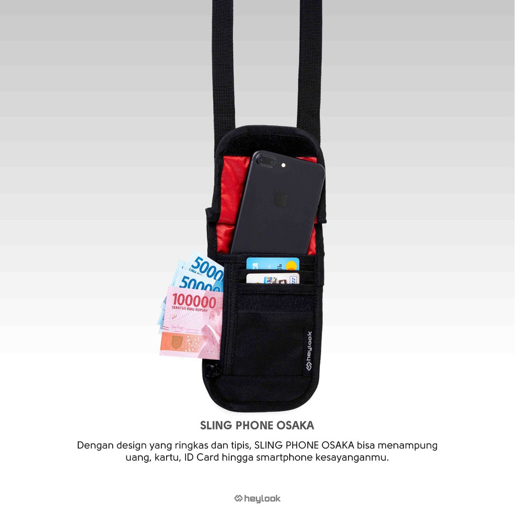 Tas Leher Hp Anti Air Dompet Tas Selempang Gantung Leher Hanging Wallet Tempat Uang Kartu ATM HP