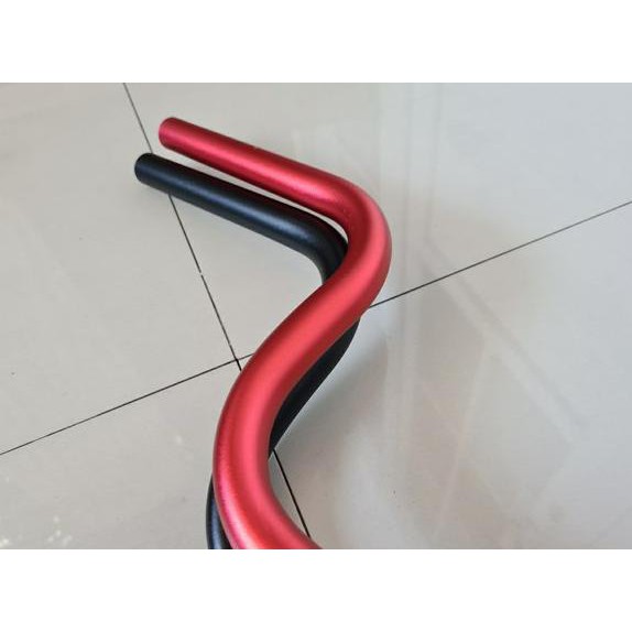 PROMO  Handlebar Stang Alloy United Melengkung Rise Bar Mid Cocok Sepeda Lipat Minion Folding Bike