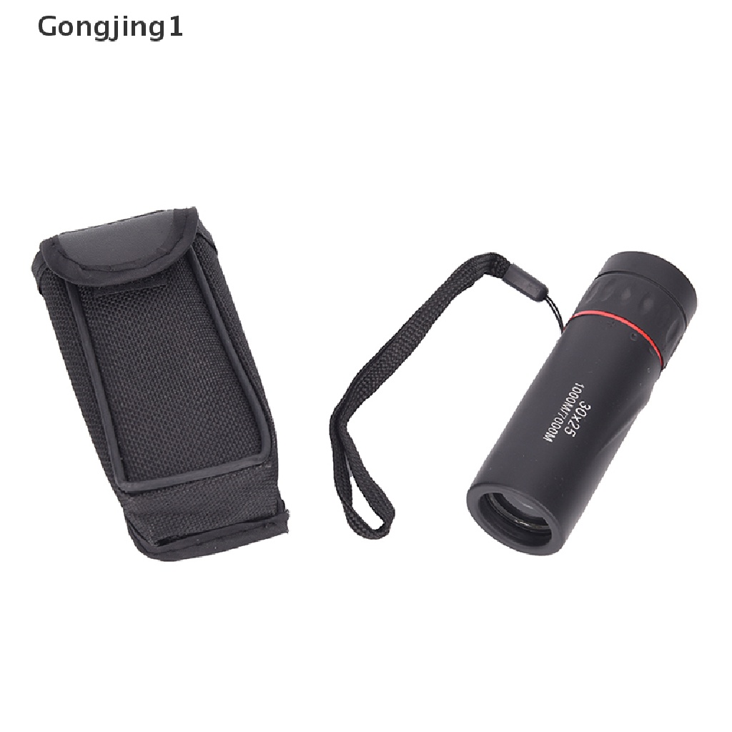 Gongjing1 Teleskop Monokuler Optikal 30x25 Portable Night Vision 7X Fokus Rendah