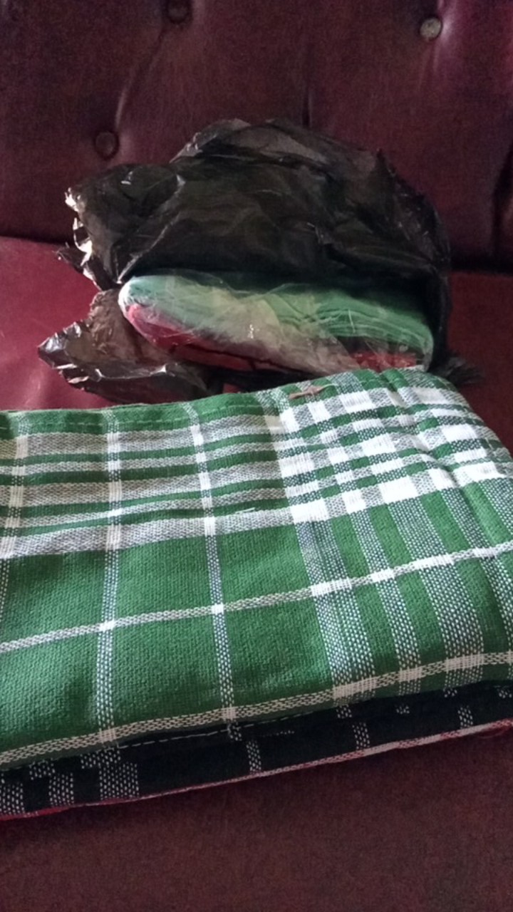 12pcs Kain Lap Cuci Piring / Serbet Dapur