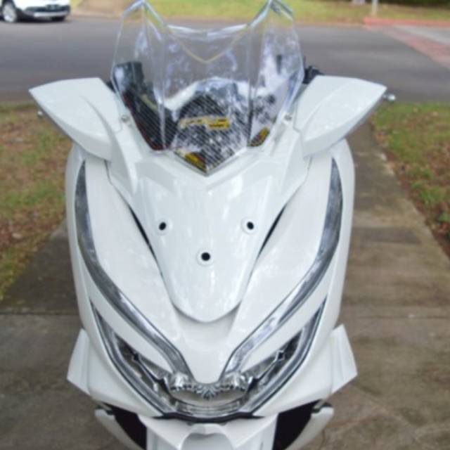 Tameng Windshield plus spion Honda PCX new lokal