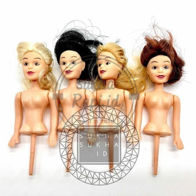 (SKR) Topper Kue Boneka Barbie Setenggah Badan
