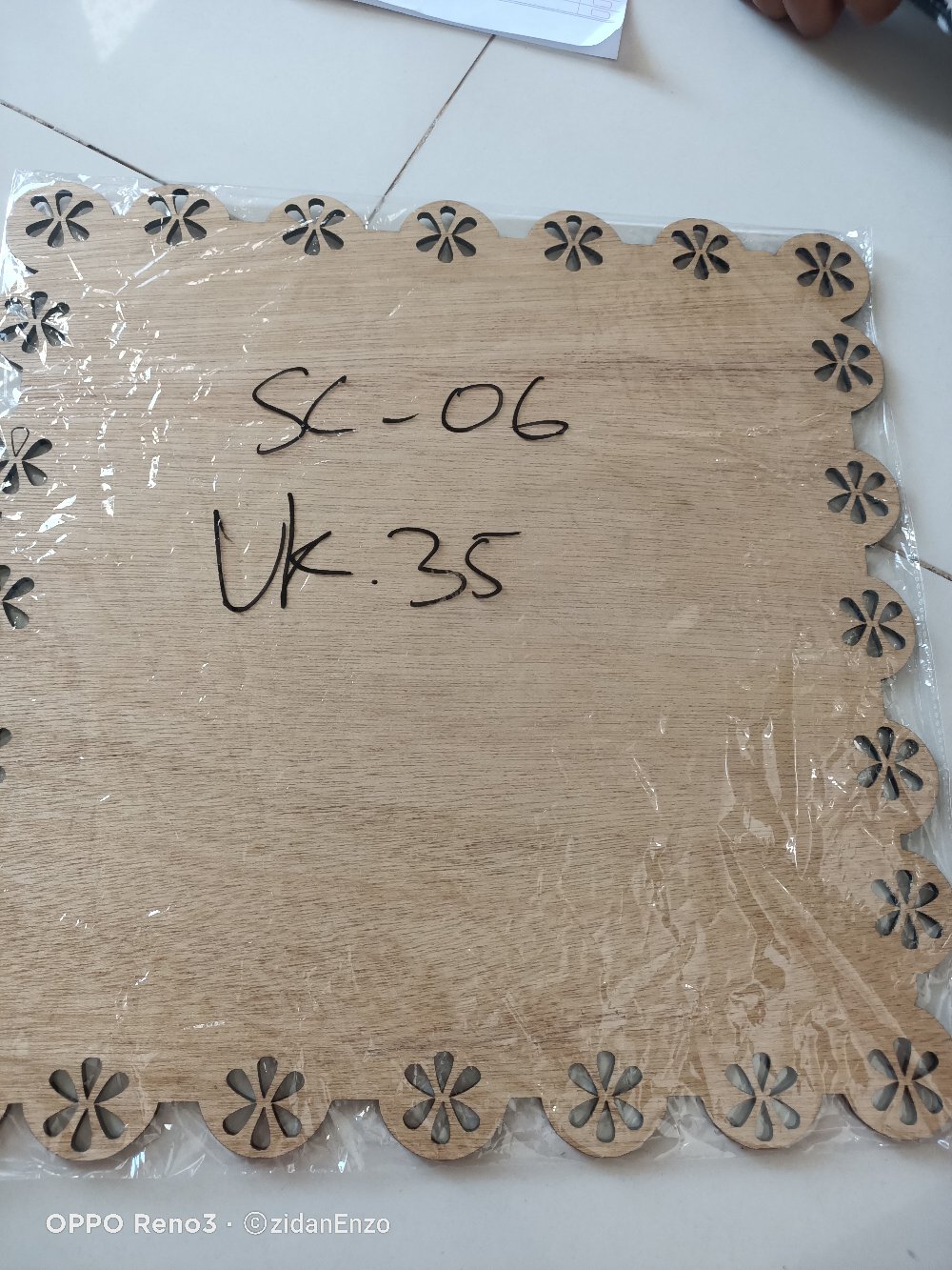 Cake Board Square / Alas Kue / Tatakan Kue Kode Sc - 06 Uk 35x35cm