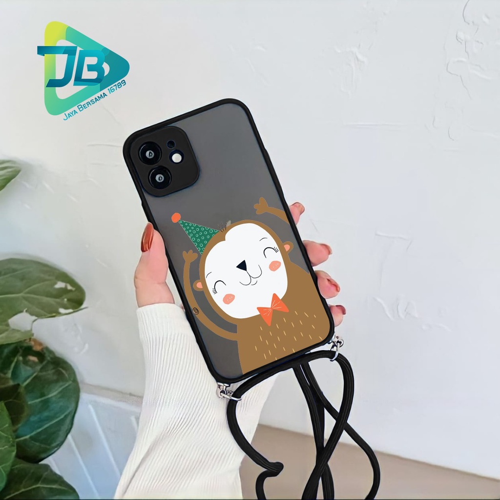 SOFTCASE SLINGCASE DOVE ANIMALS  OPPO VIVO SAMSUNG XIAOMI REALME IPHONE ALL TYPE JB5072