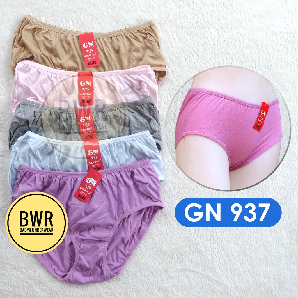 6 pcs CD Golden Nick 937 Muda | Celana Dalam Golden nick 937 | Cd GN 937 | Celana Dalam Wanita Dewasa - 937 Bwr