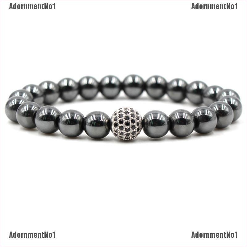 Tnotno1 Gelang Tangan Batu Hematite Magnetik Untuk Terapi Kesehatan