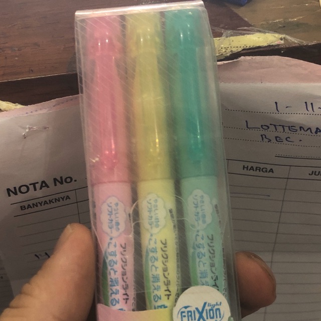 

Highlighter pilot frixtion pastel set isi 3