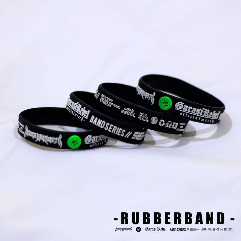 GELANG BAND BRECELET DISTRO  GELANG RUBBER | GELANG KARET GELANG POLOS GELANG PRIA WANITA GELANG SAB