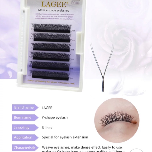 LAGEE Y-SHAPE FOR EYELASH EXTENSION