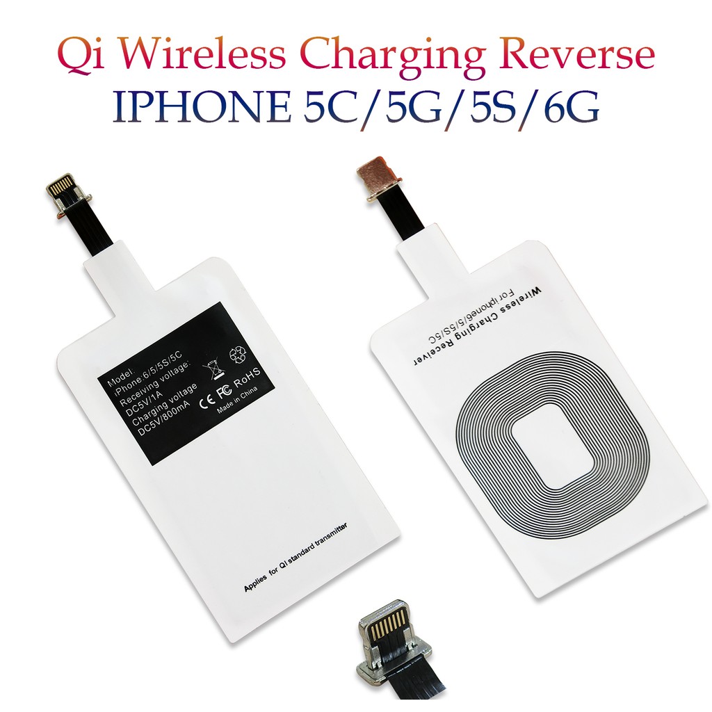 Qi Wireless Charging Reverse Iphone 5C/5G/5S/6G