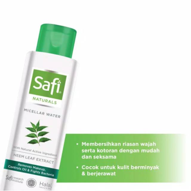 SAFI Naturals Micellar Water 100ml 200ml