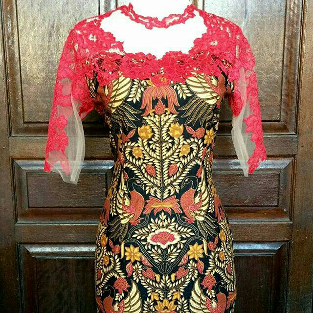 Dress Batik Dress Brokat Shopee Indonesia