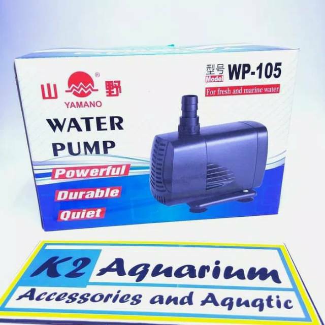 Yamano 105 Pompa celup air YAMANO wp 105 aquarium kolam murah hidroponik