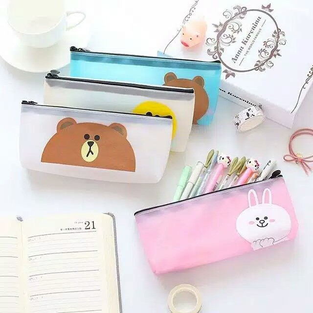 

SV - TEMPAT PENSIL ALAT TULIS KARAKTER LUCU LINE FRIENDS IMPORT