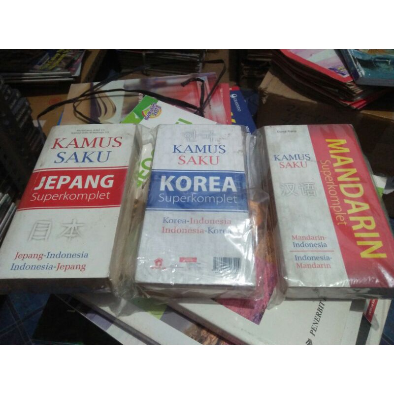Kamus Jepang-Indonesia/Kamus Korea-indonesia/Kamus Mandarin-Indonesia