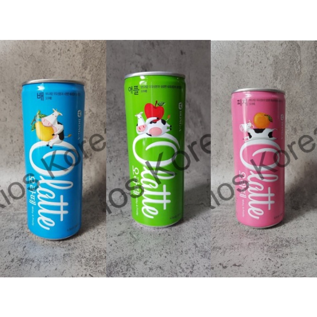 

Olatte Peach, Pear, Apple HALAL MUI Minuman Korea 240ml Korean Drink MURAH