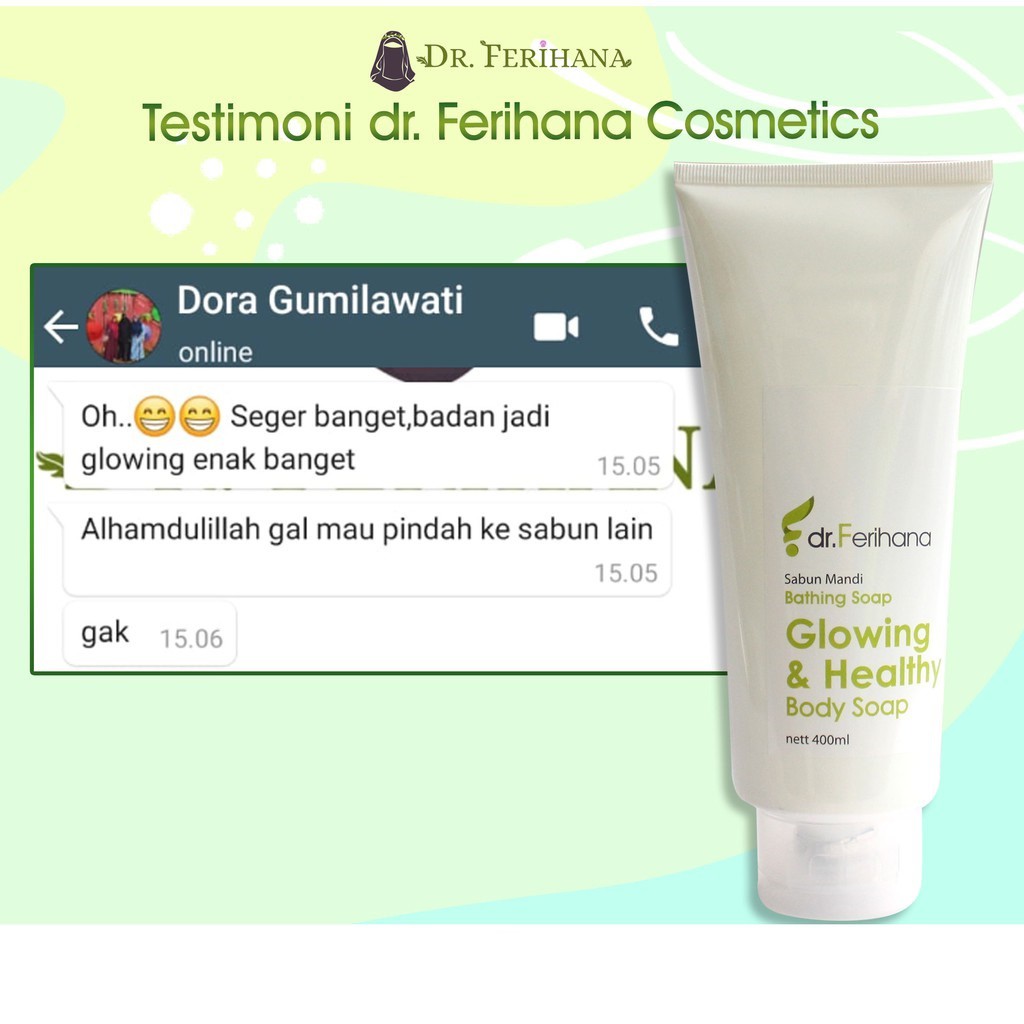 SABUN MANDI - GLOWING &amp; HEALTHY DR. FERIHANA