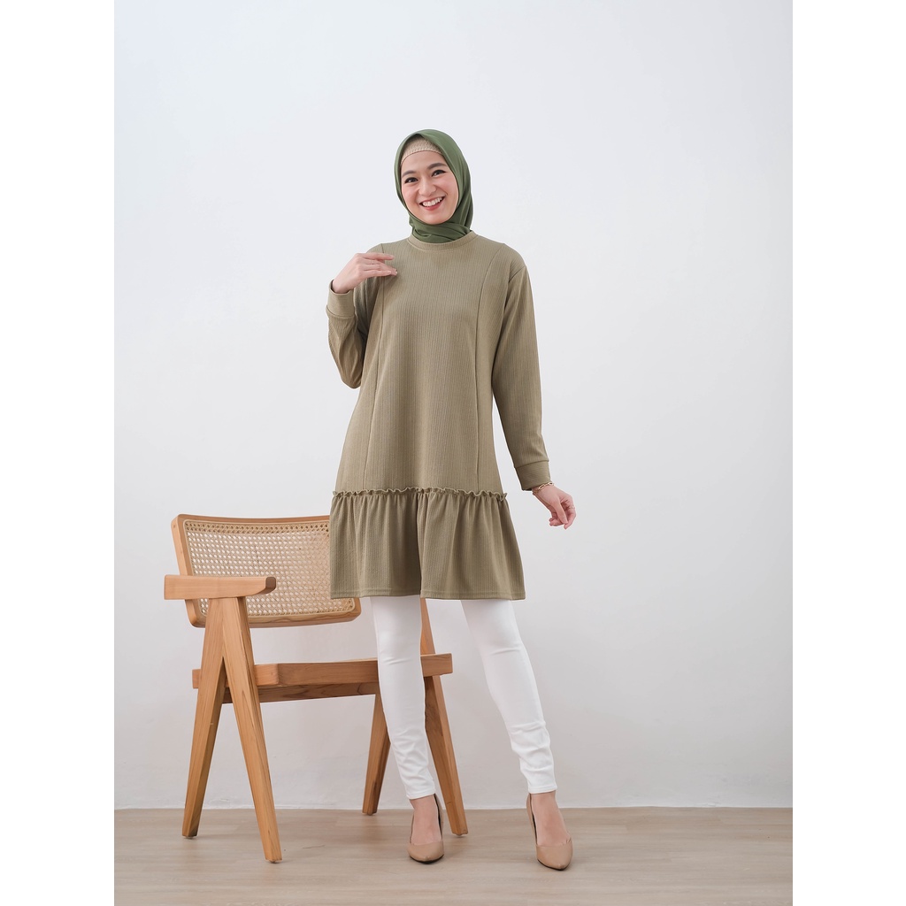 Linata Fashion | Tunik Rajut Rample Bora