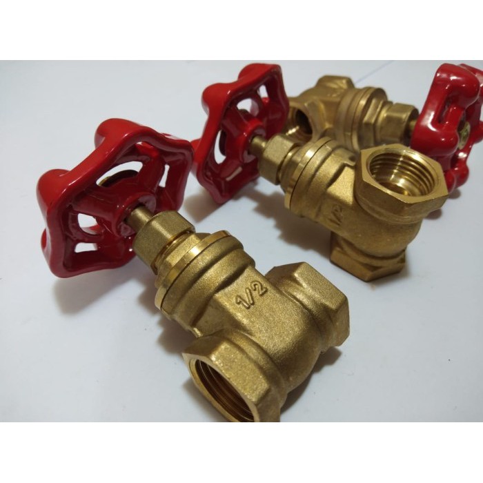 Balvalep / Stop Kran Air Kuningan 3/4 &quot; Model KIZZ / Gate Valve | Keran Air model Putar