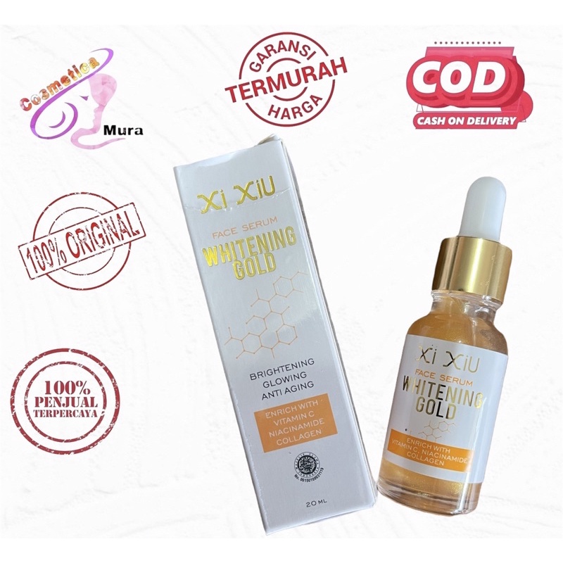 [ serum gold ] Xi XiU FACE SERUM WHITENING GOLD - serum Gold xi xiu 24K gold