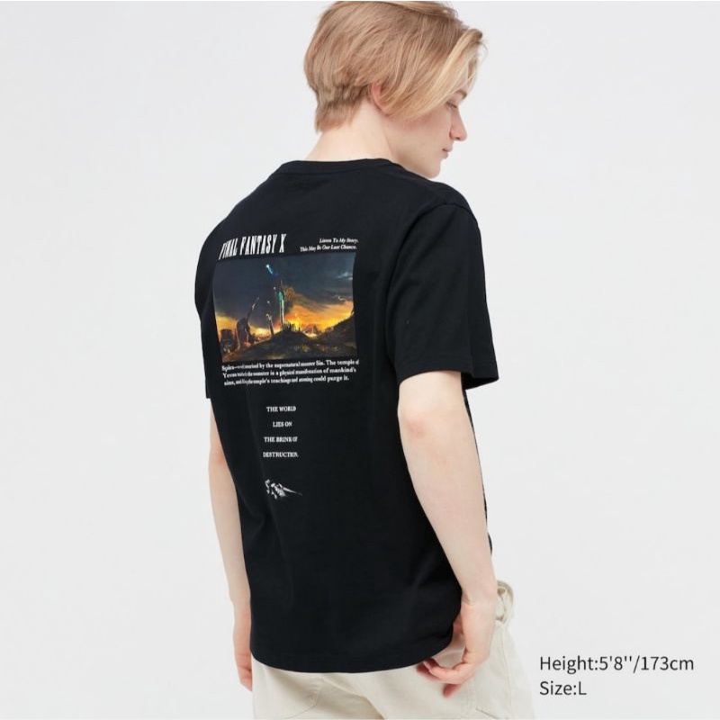 UNIQLO - UT Final Fantasy 35th Anniversary Lengan Pendek (FINAL FANTASY X)