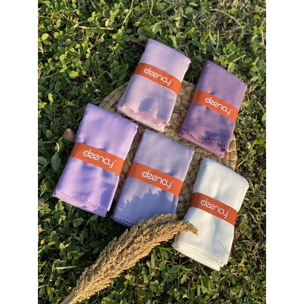 Deenay Voal Polos Segi Empat Lilac