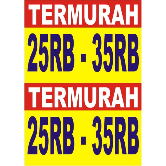 

TERMURAH / KERTAS TULISAN LAMINATING / KERTAS HARGA BANDROL / NAMETAG HARGA JUALAN / KERTAS OBRAL HARGA JUALAN