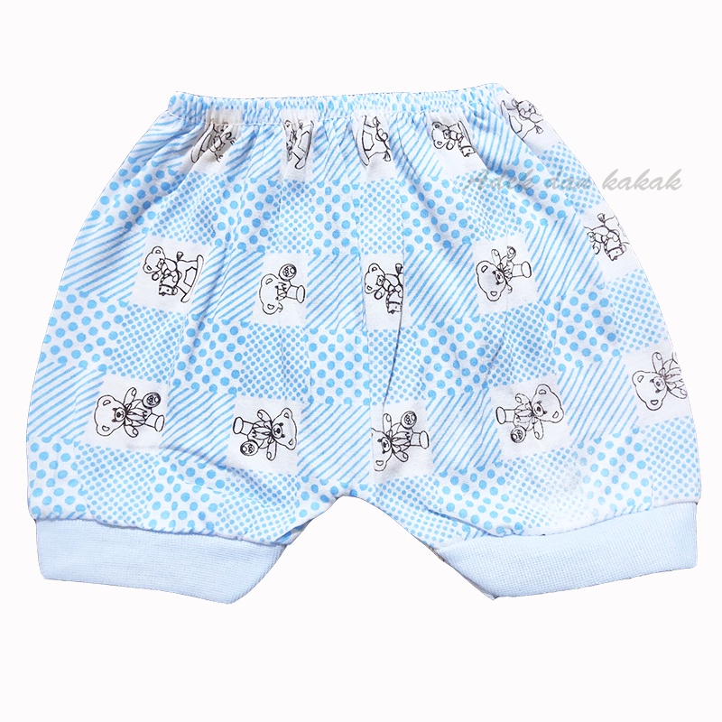 6 pcs celana pendek bayi laster (0-3 bulan)