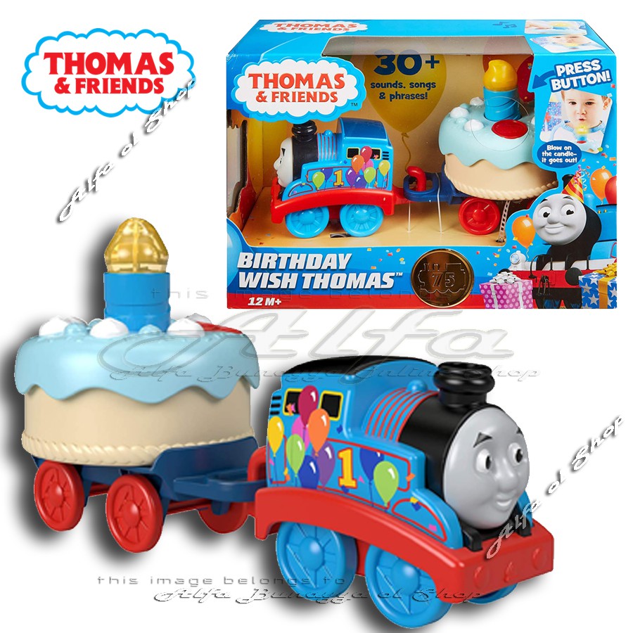 Thomas And Friends - Birthday Wish Thomas - Musical Push Along Toy Train