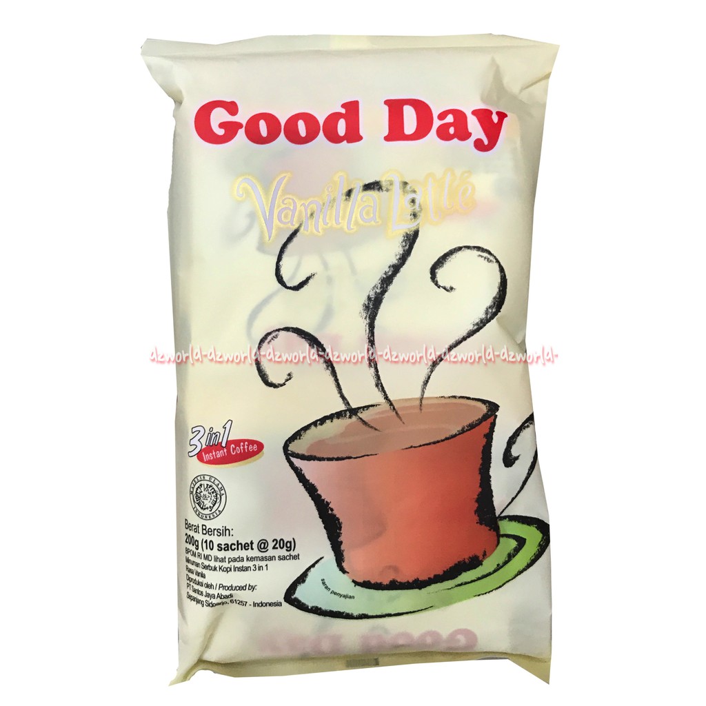 

Good Day Vanilla Latte Isi 10sachet Kopi Instan Goodday Vanillalatte Kopi Instan 3in1 Goodday Coffee Cofee Vanila Late Coffe Goday Gooday 10 pcs