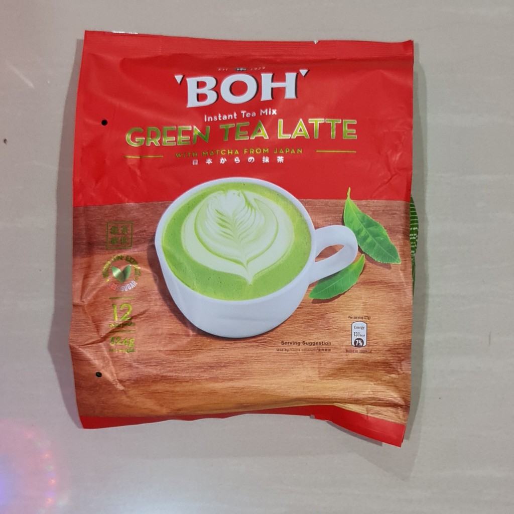 

Boh Teh Hijau / Green Tea Latte With Matcha From Japan 12 x 27 Gram