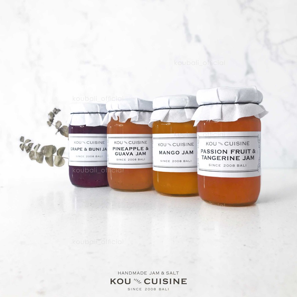 

KOU CUISINE - Bundle 4 Tropical Jam Set