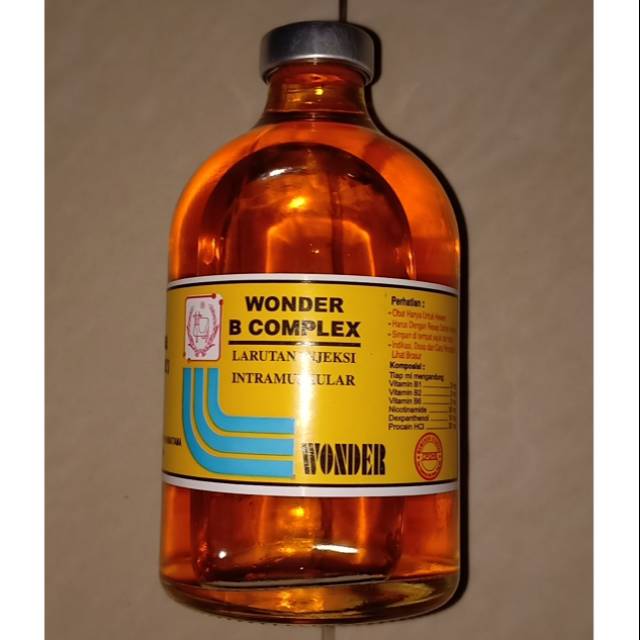 Wonder B Complex Vitamin B Complex Injeksi Hewan 100ml Shopee Indonesia