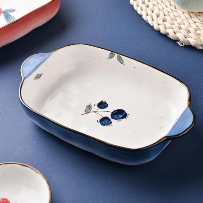 TS001 WIGO BAKING PAN/ BAKING PAN/ BAKING PAN KERAMIK/ CERAMIC BAKING PAN - HIJAU