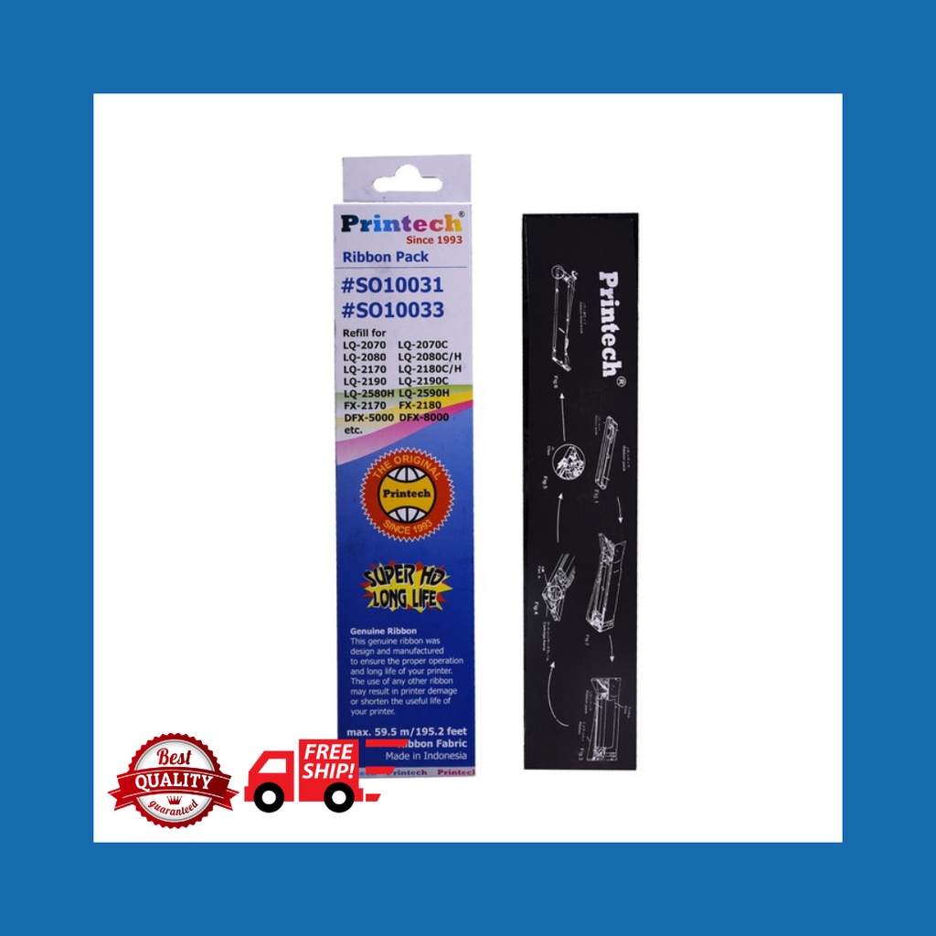 Jual Printech Pita Printer Refill Epson LQ-2170/2180/2190 | Shopee ...