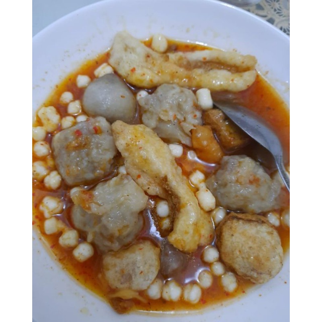 

bakso kecil + cilok