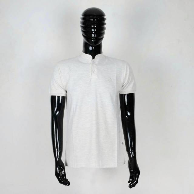 Kaos polo shirt putih polos